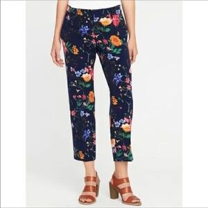 New Old Navy Floral Pants Size 14 Mid Rise